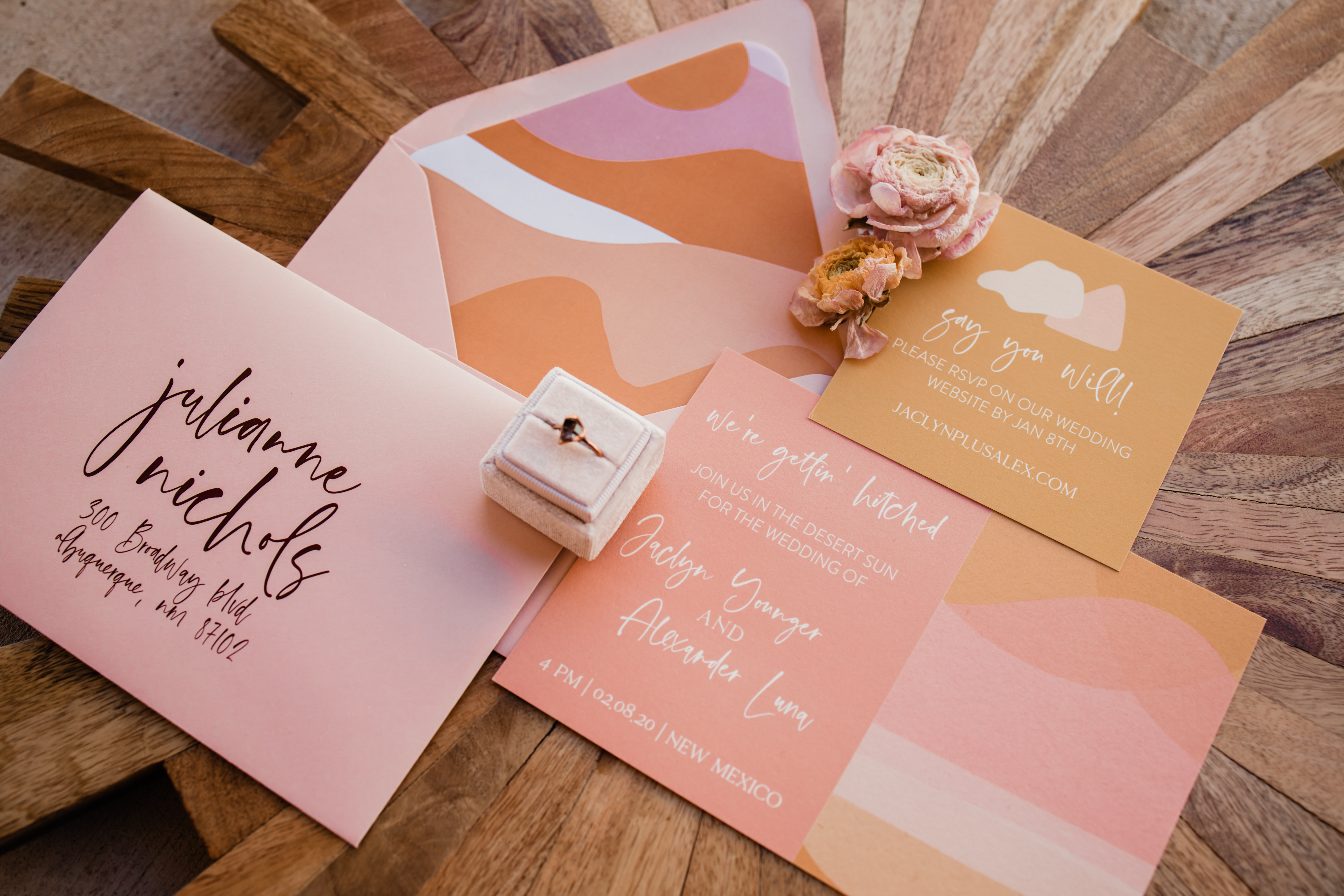 Funky Olive Invitations + Stationery | Wedding Collective